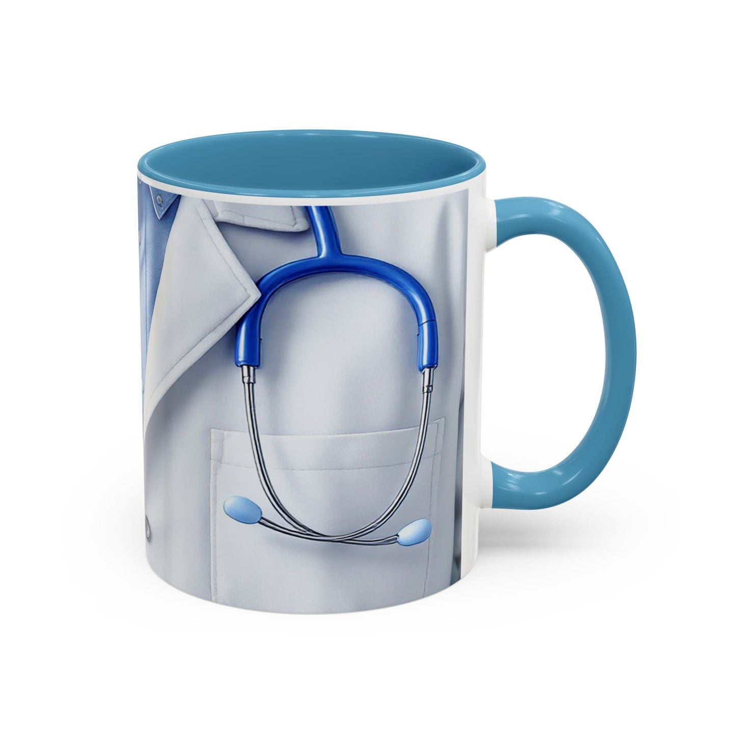 Personalized Medical Doctor Accent Coffee Mug | Father's Day Gift, Dad Mug, Coffee Lover Gift, Family Appreciation, Unique Drinking Cup