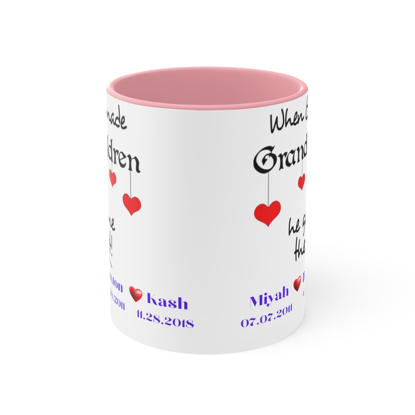 Personalized Grandma Mug With Names, Gift for Grandma, Grandma Mug, Grandma Mug with Grandchildren's Name, Grandma Cup with Names