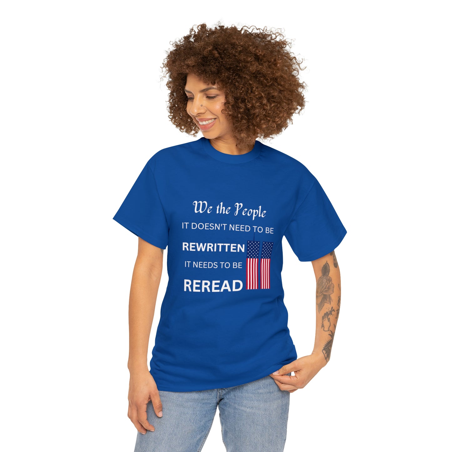 Unisex Heavy Cotton Tee- We The People