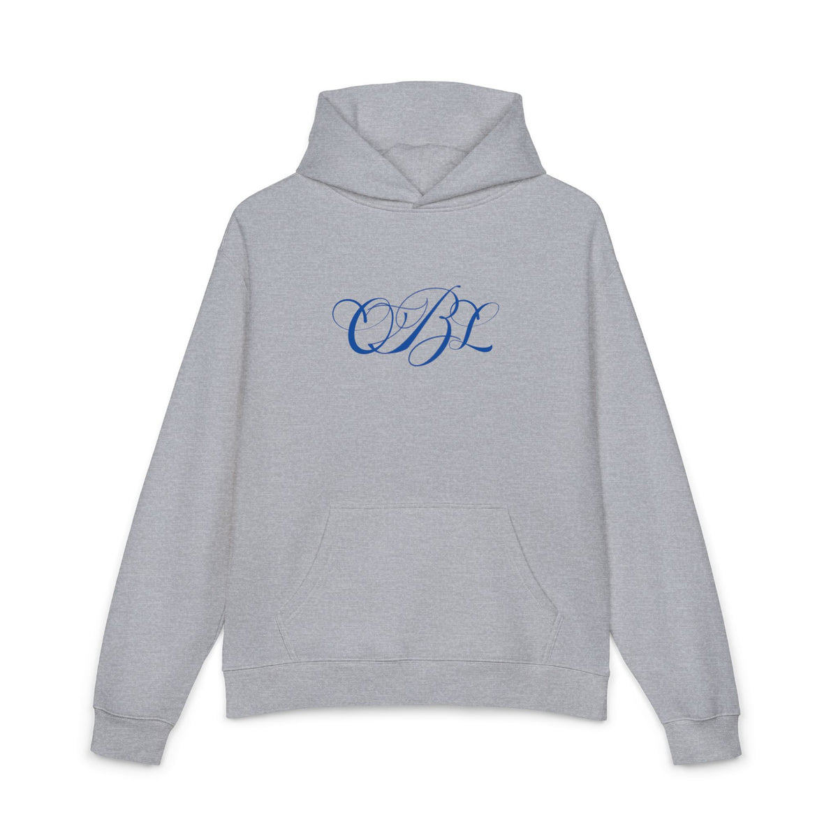 Monogram Script Initials Relaxed Hoodie