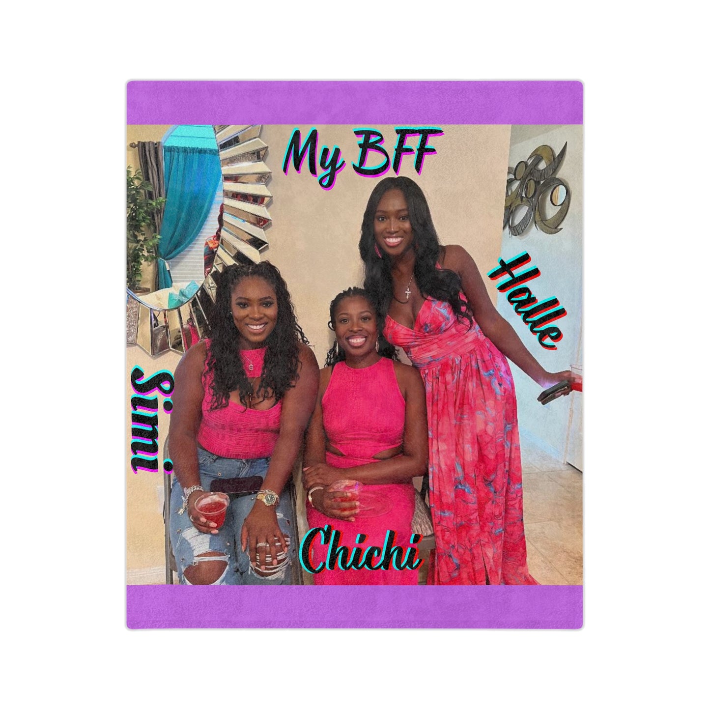 Custom Photo Blanket Collage, Personalized Picture Blanket, BFF gift, Birthday Anniversary