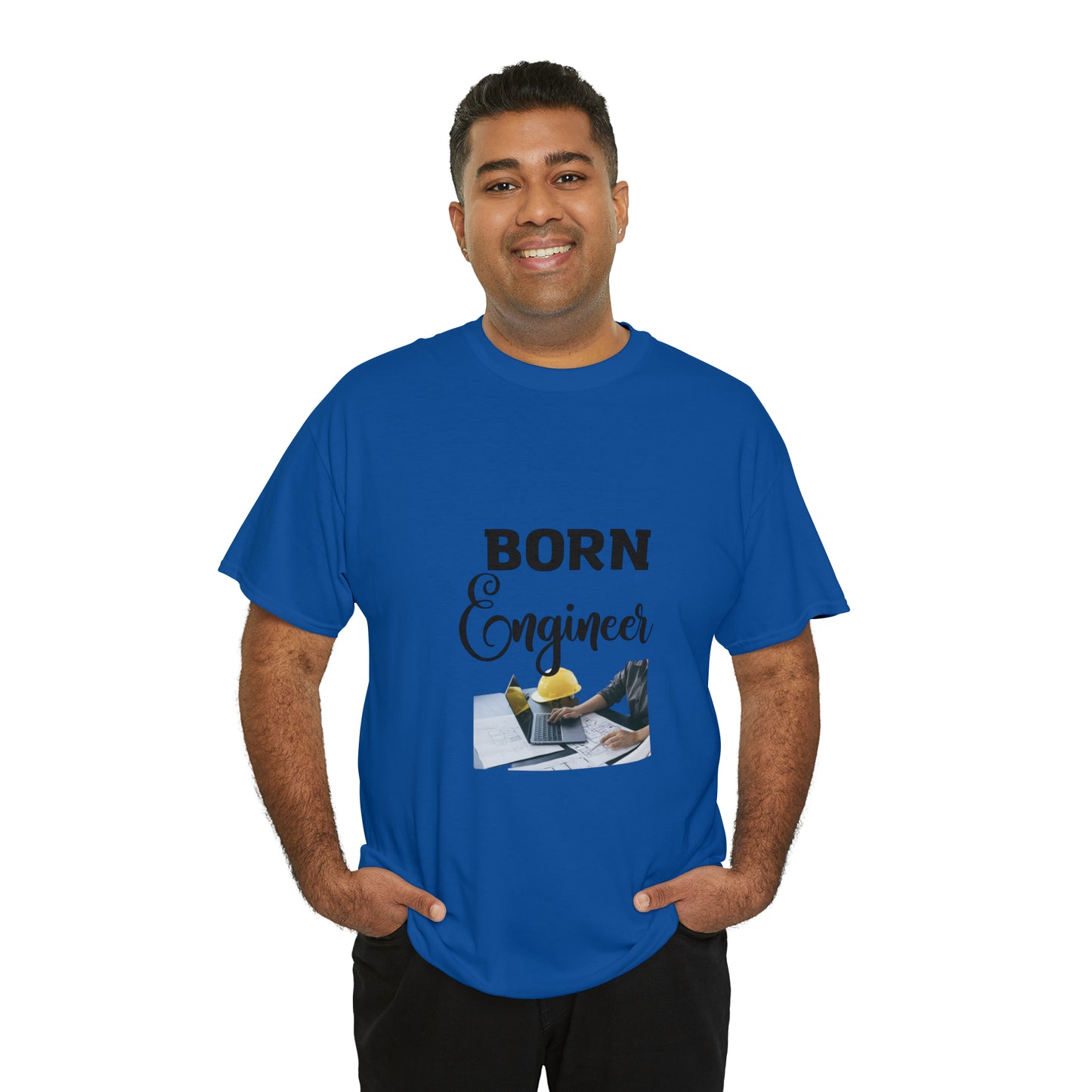 Born Engineer Unisex Heavy Cotton Tee