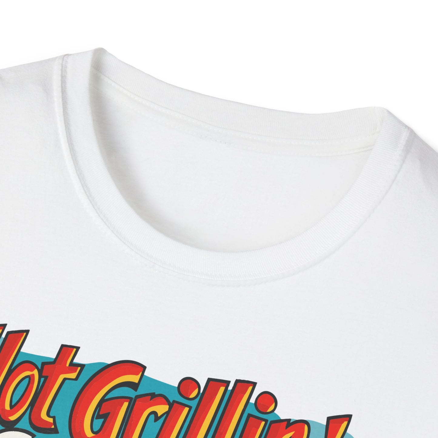 Hot Grillin Cool Chillin Cool Dad T-Shirt | Father's Day Gift | Unisex Tee for Dads | Comfortable Casual Wear | Gift for Dad | Fire Theme