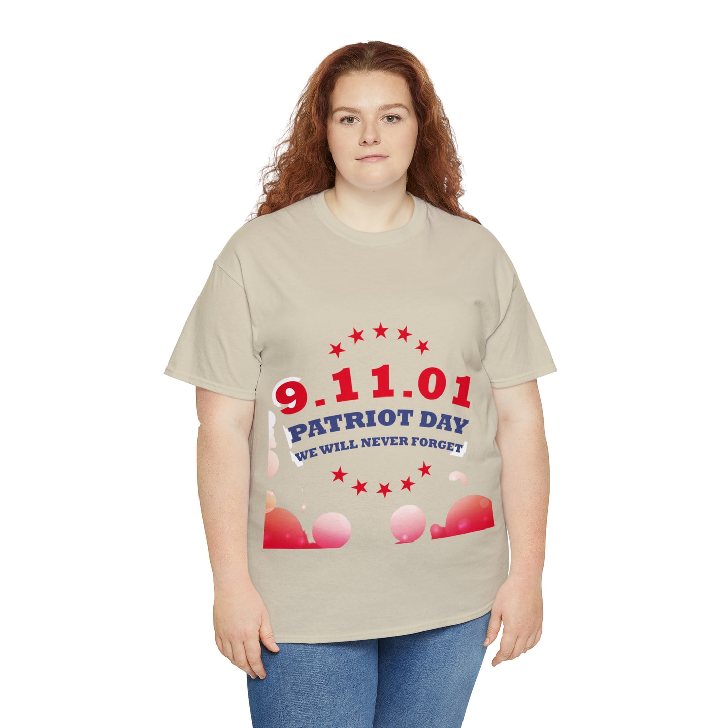 Unisex Heavy Cotton Tee- Patriot Day 9/11