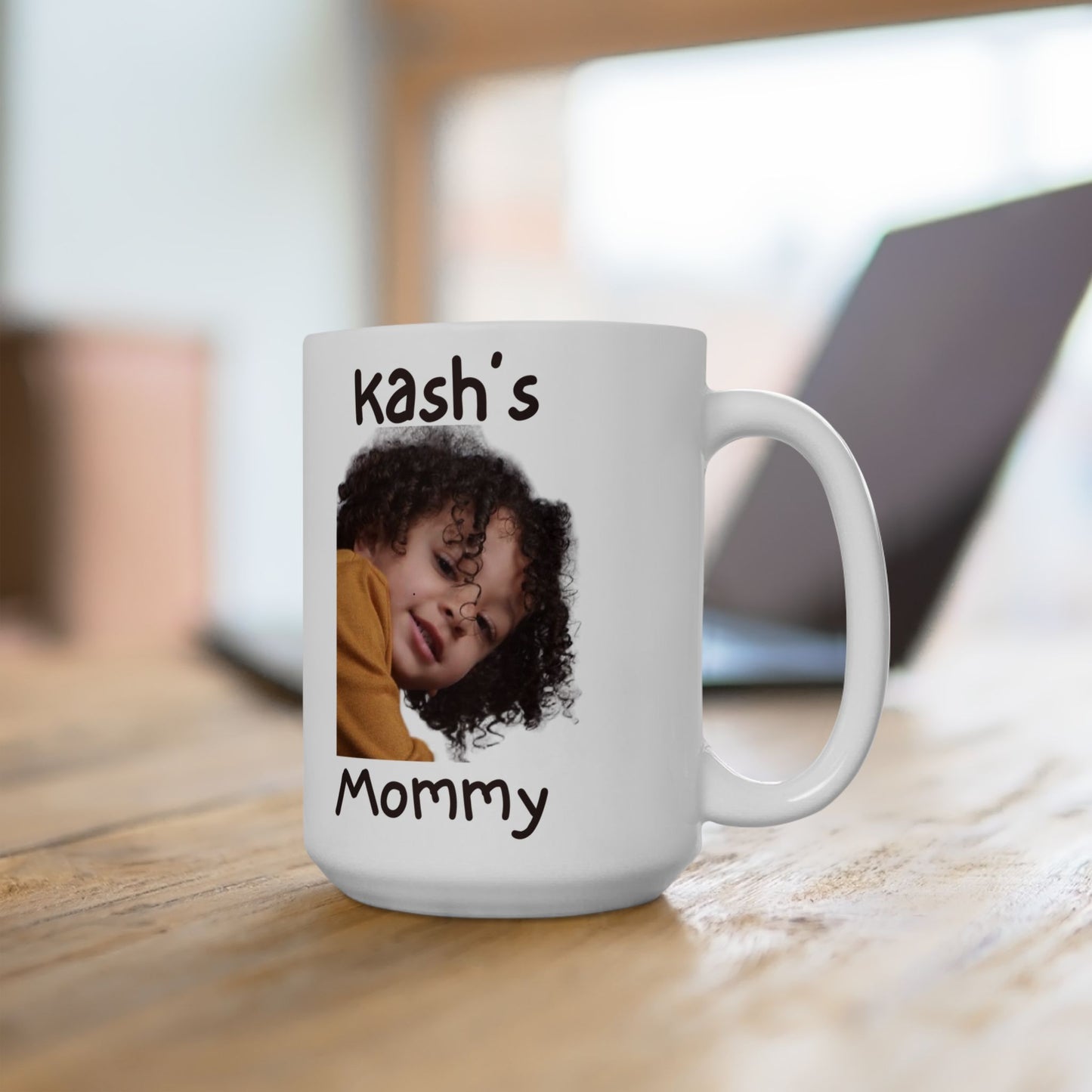 Kid Picture Mug, Custom Baby Face Photo Coffee Mug, Mother's Day Baby, Fathers Day Personalize Child Image Coffee Mug, Grandma-Grandpa Gift