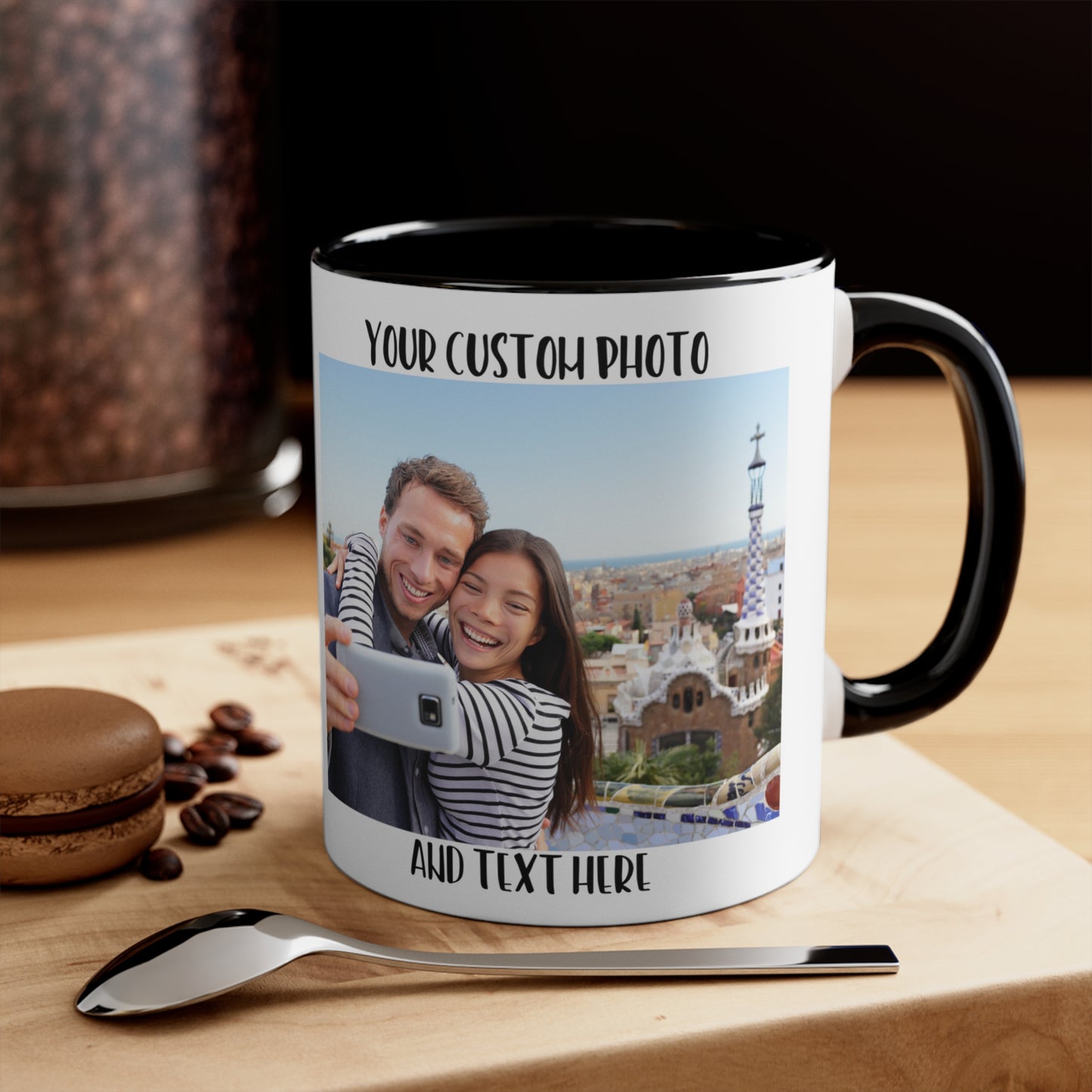 Customizable Logo-Text Mug , Photo Coffee Mug, Custom Mug Gift for Mom, Anniversary Gift for Her/Him, Christmas gift, Birthday Gift