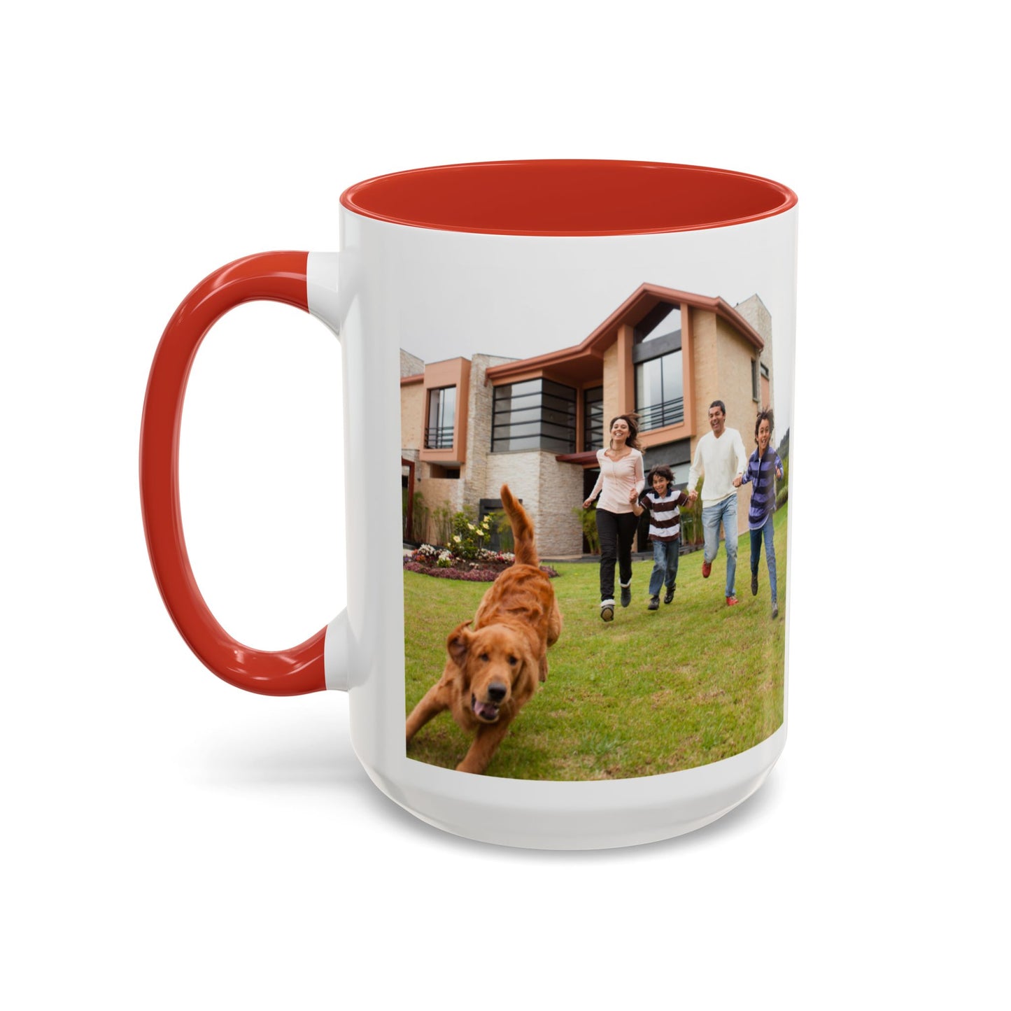 Custom Photo Mug with Text, Personalized Photo Coffee Mug, Double-Sided Print - 11oz & 15oz, Gift for Family, Friends