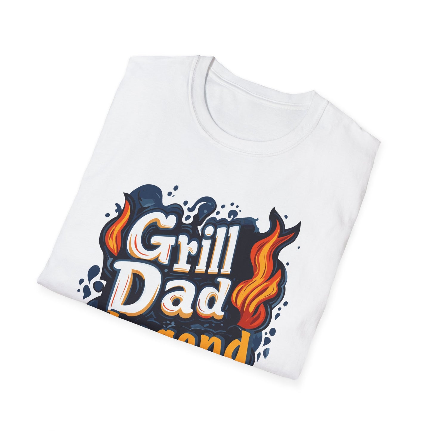 Grill Dad Legend T-Shirt | Father's Day Gift | Unisex Tee for Dads | Comfortable Casual Wear | Gift for Dad | Fire Theme