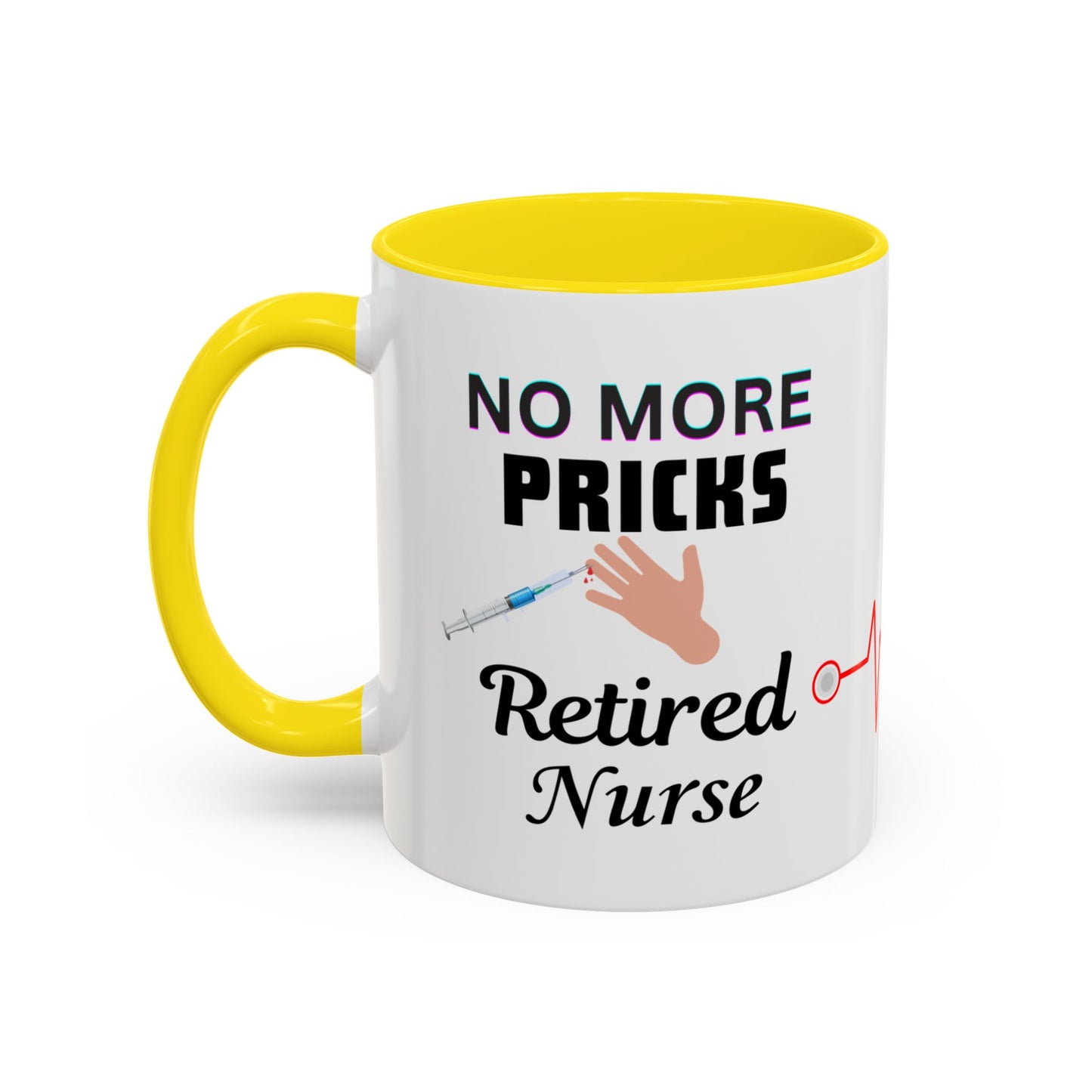 Retired Nurse Save Yourself  Coffee Mug, Fun Gift for Retirement, Personalized Mug for Nurses, Coffee Cup for Grandkids Contact, Perfect for Holidays
