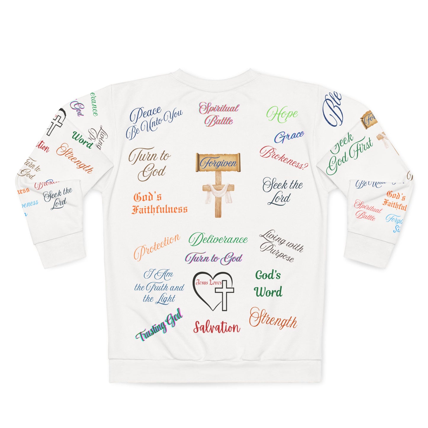Faith-Inspired Unisex Sweatshirt - Christian Spiritual Gift Cozy Apparel,