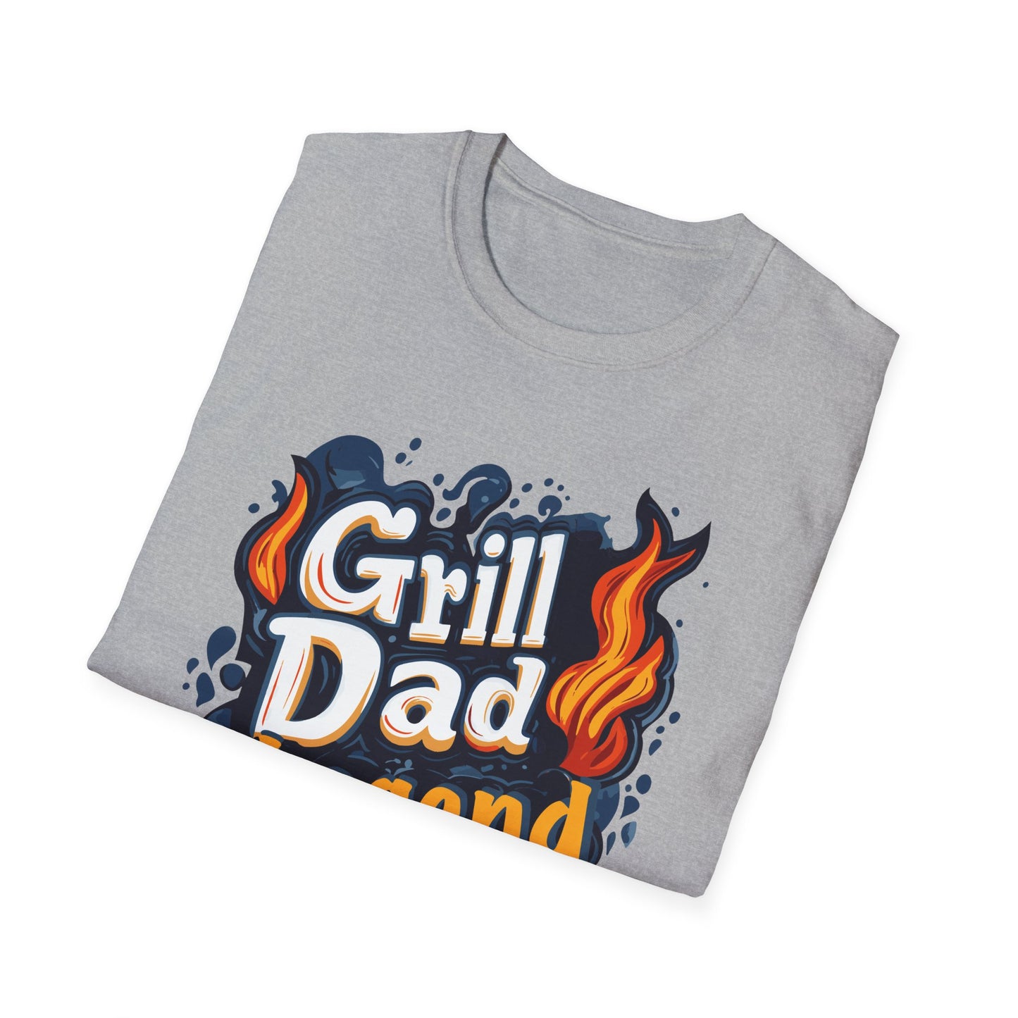Grill Dad Legend T-Shirt | Father's Day Gift | Unisex Tee for Dads | Comfortable Casual Wear | Gift for Dad | Fire Theme