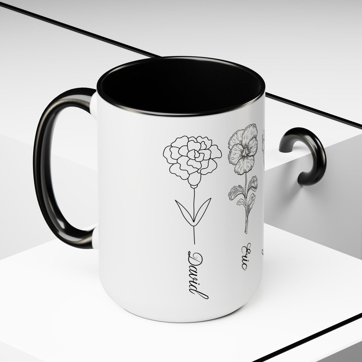 Custom Birth Month Mug, Birth Flower mug, Mother's Day Gift, Custom Mug, Mothers Day Mug, Birthday mug,