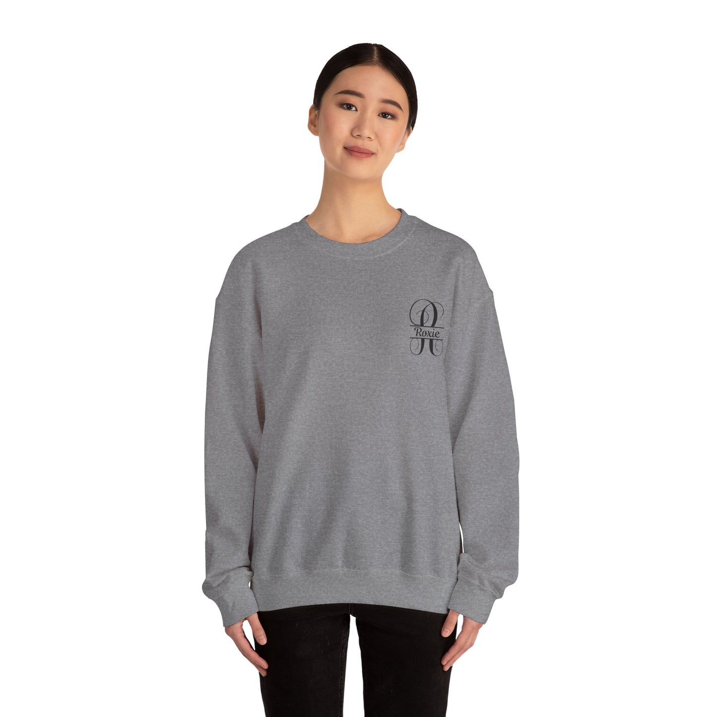 Personalized unisex sweatshirt, Crewneck, Gift for Her, Gift for Him, Fancy Monogram Sweatshirt, Adult Crewneck Sweatshirt