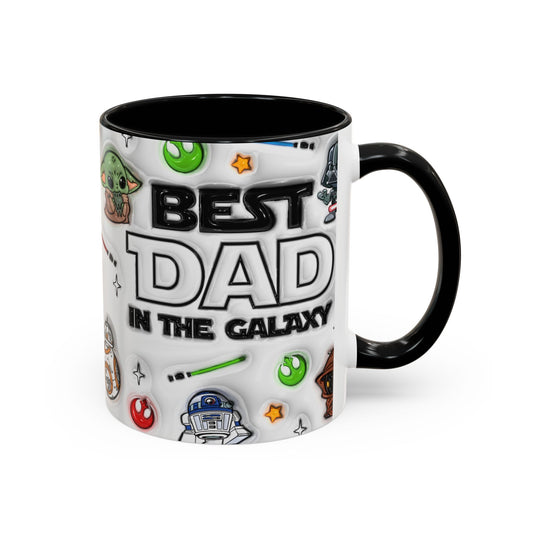 Best Dad in the Galaxy Coffee Mug | Father's Day Gift, Dad Mug, Coffee Lover Gift, Family Appreciation, Unique Drinking Cup