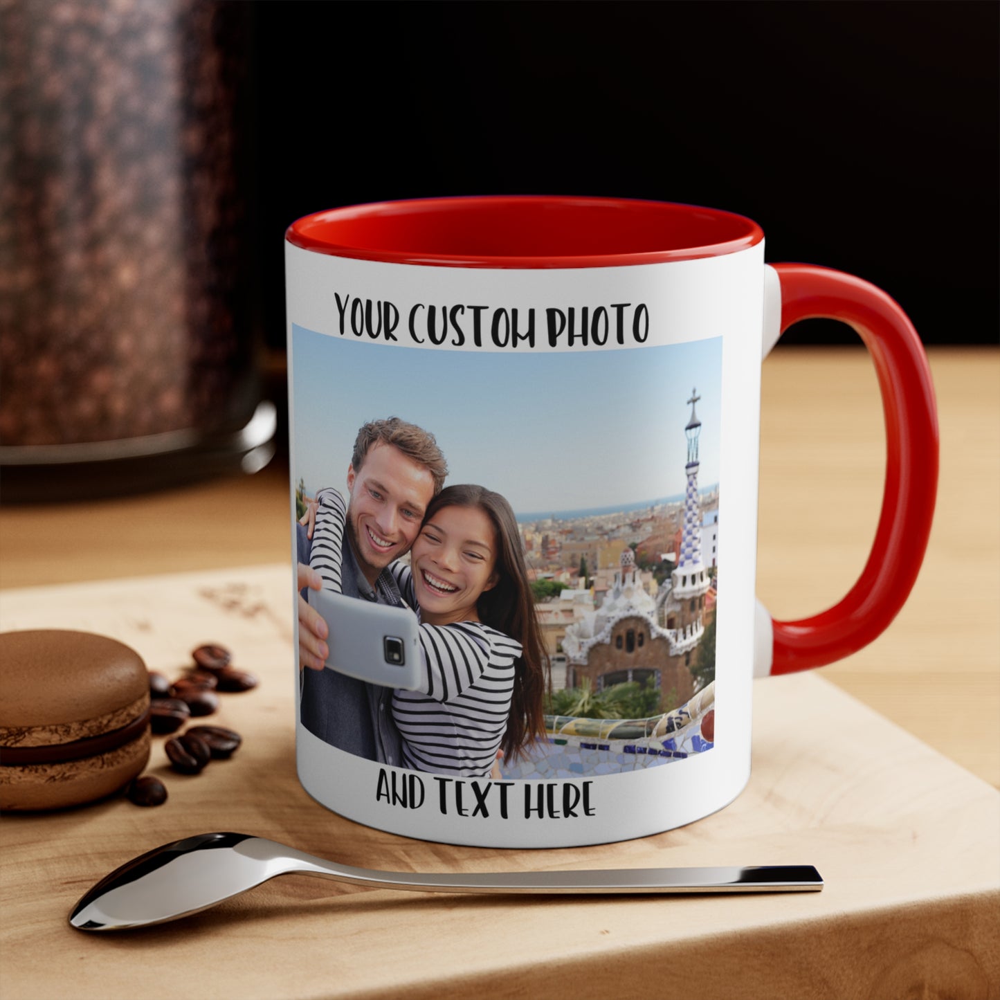Customizable Logo-Text Mug , Photo Coffee Mug, Custom Mug Gift for Mom, Anniversary Gift for Her/Him, Christmas gift, Birthday Gift