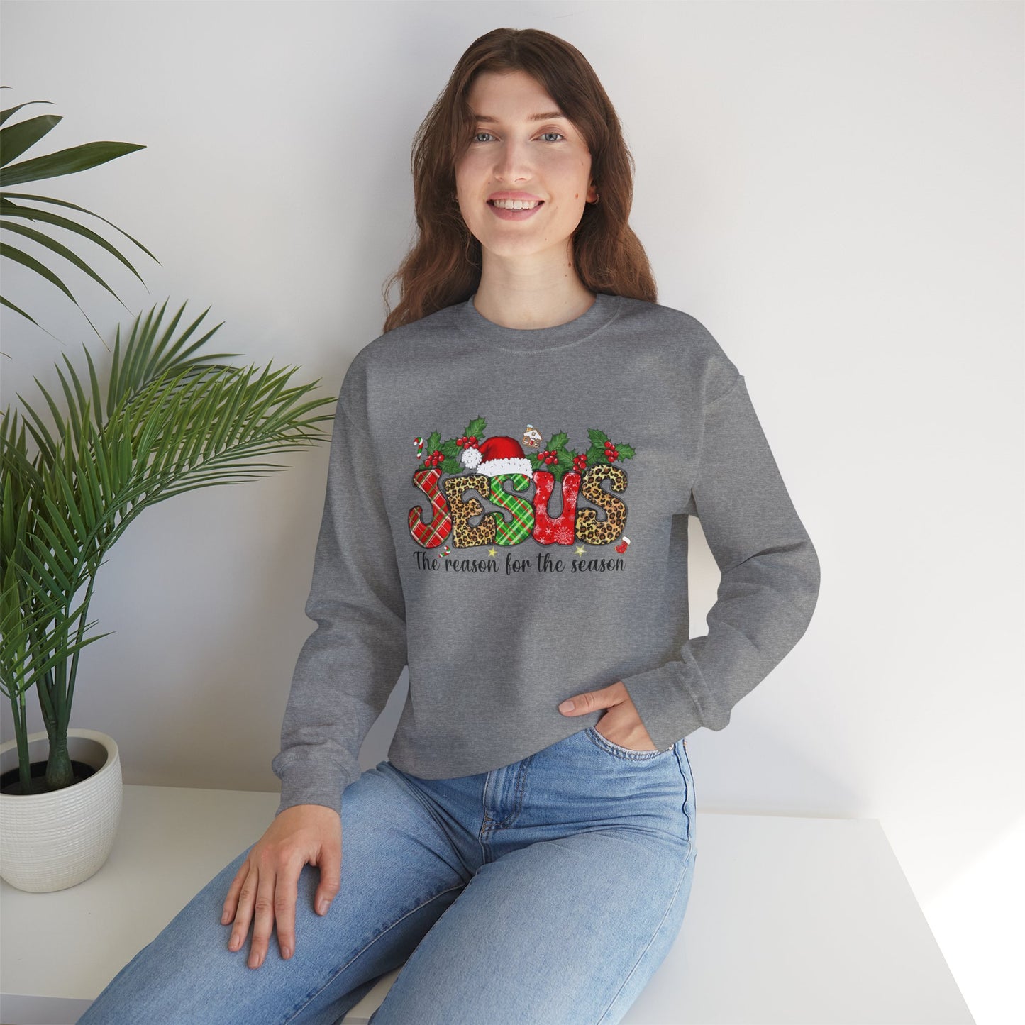 Jesus the Reason for the Season sweatshirt, Religious Shirt, Christmas, Jesus, Christian Gift, Faith shirt, Jesus quotes, Jesus Sweatshirt