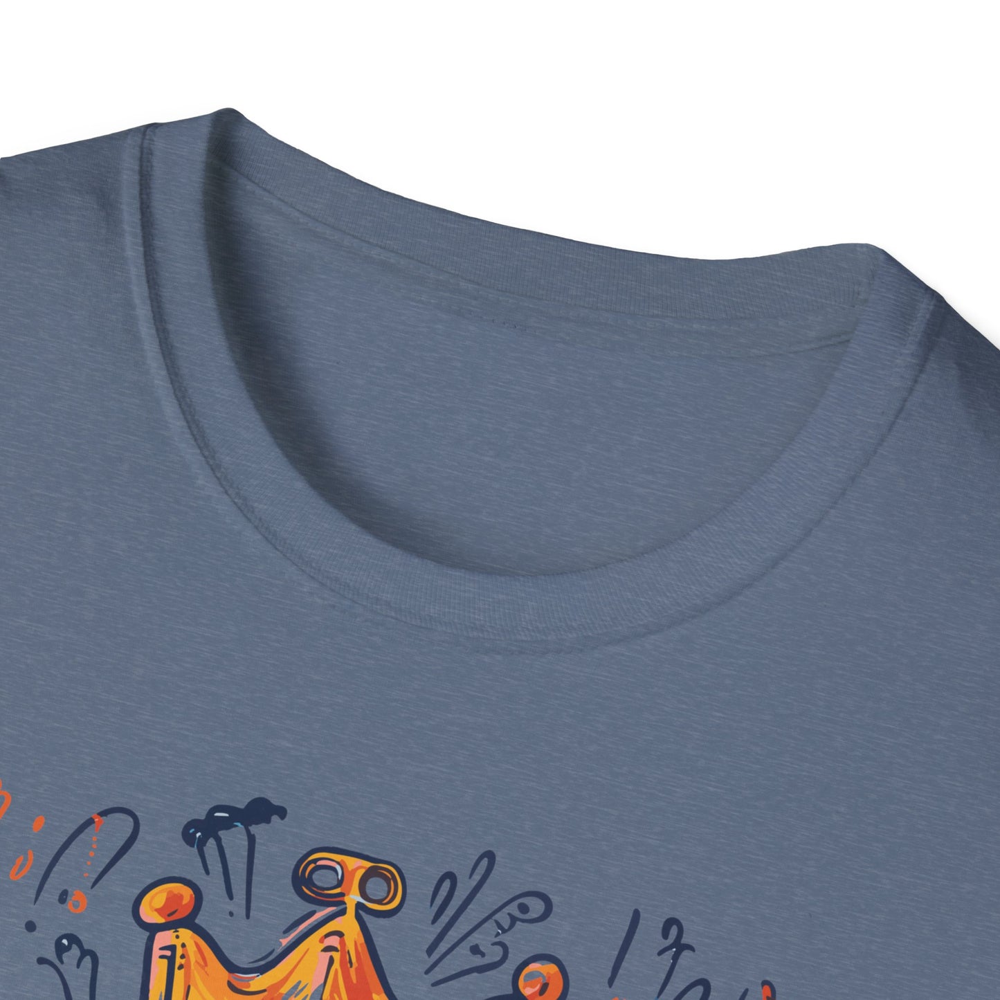 King of the Grill, Master of Dad Jokes T-Shirt | Father's Day Gift | Unisex Tee for Dads | Comfortable Casual Wear | Gift for Dad | Fire Theme
