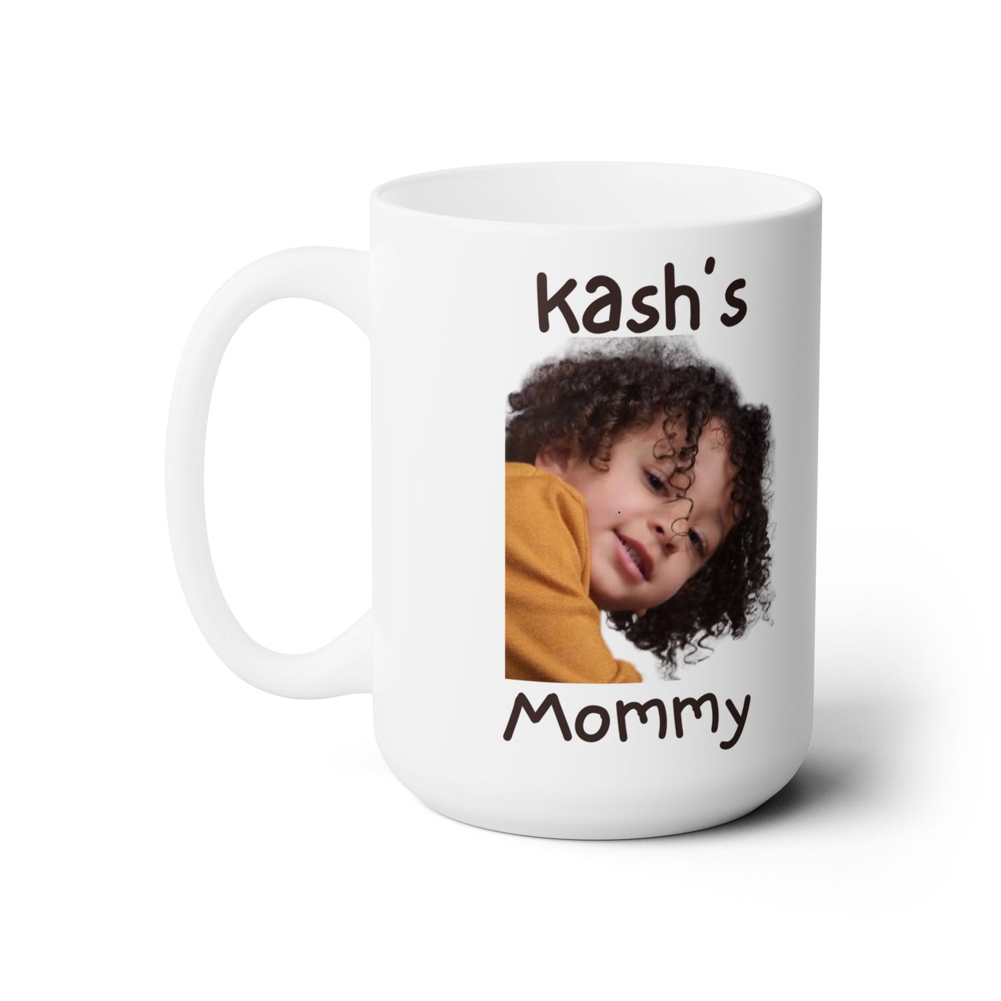Kid Picture Mug, Custom Baby Face Photo Coffee Mug, Mother's Day Baby, Fathers Day Personalize Child Image Coffee Mug, Grandma-Grandpa Gift