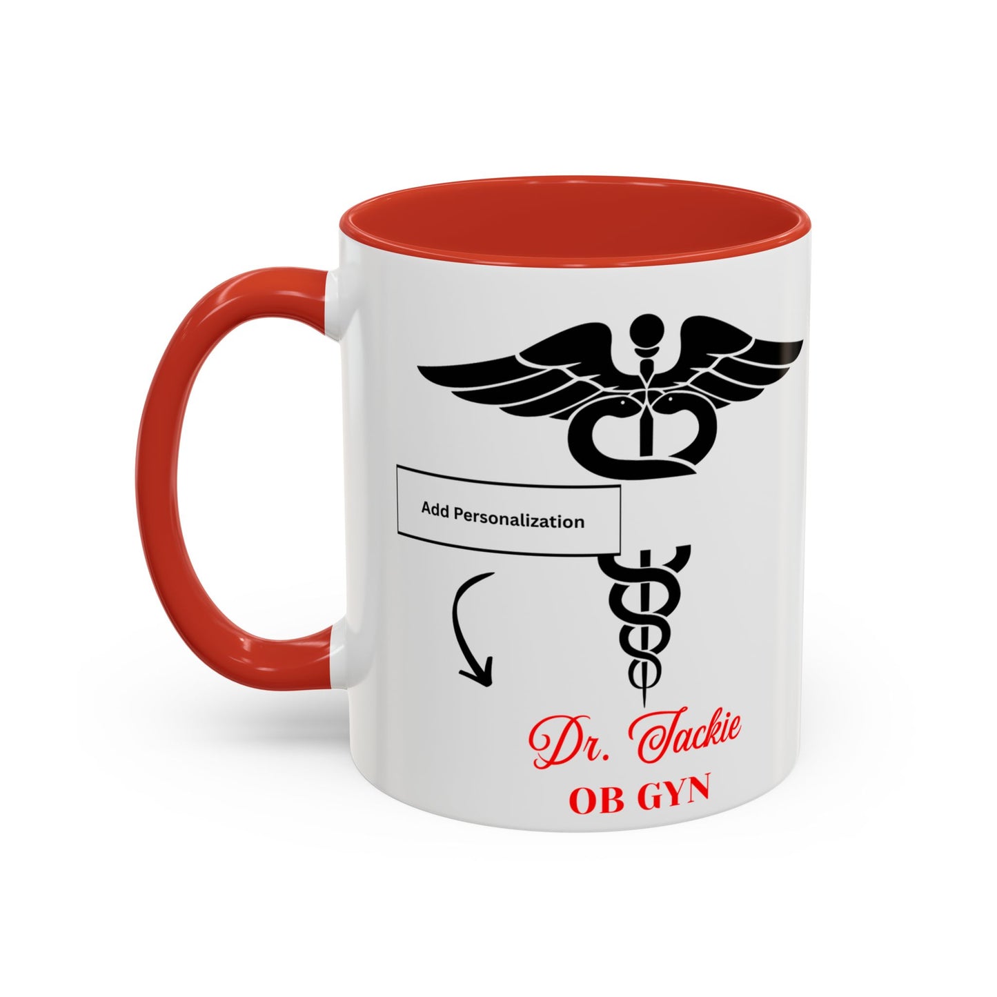 Personalized Accent Coffee Mug | Father's Day Gift, Dad Mug, Coffee Lover Gift, Family Appreciation, Unique Drinking Cup