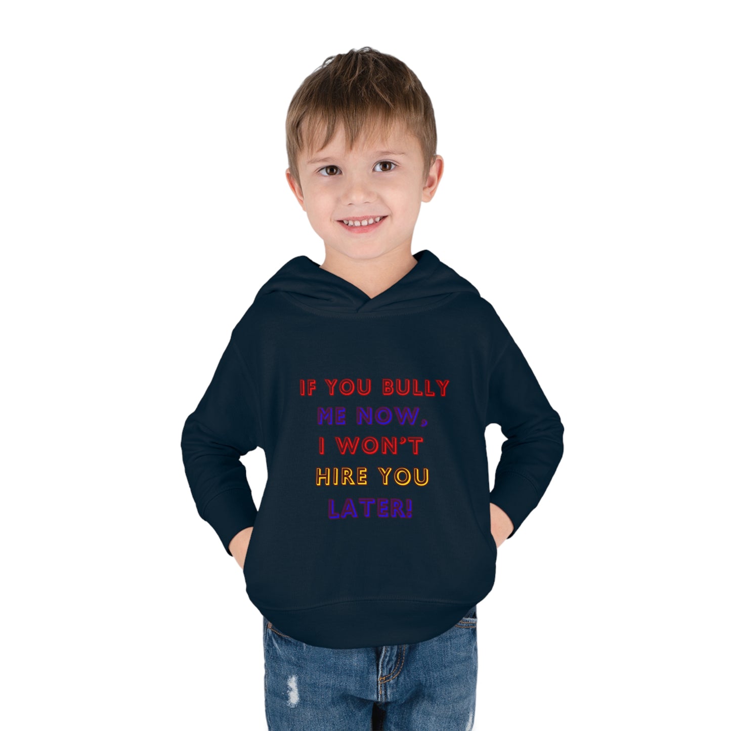 Toddler Fleece Hoodie - Anti-Bullying Message