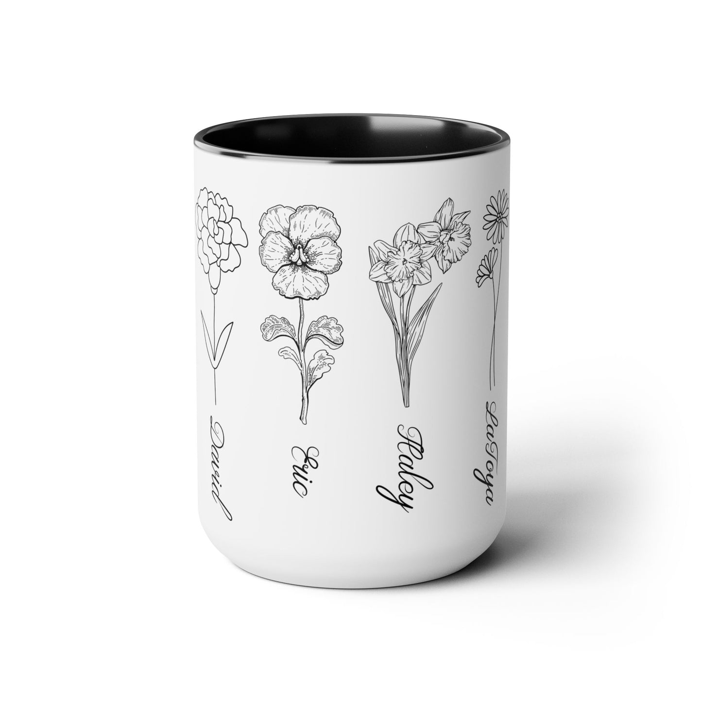 Custom Birth Month Mug, Birth Flower mug, Mother's Day Gift, Custom Mug, Mothers Day Mug, Birthday mug,