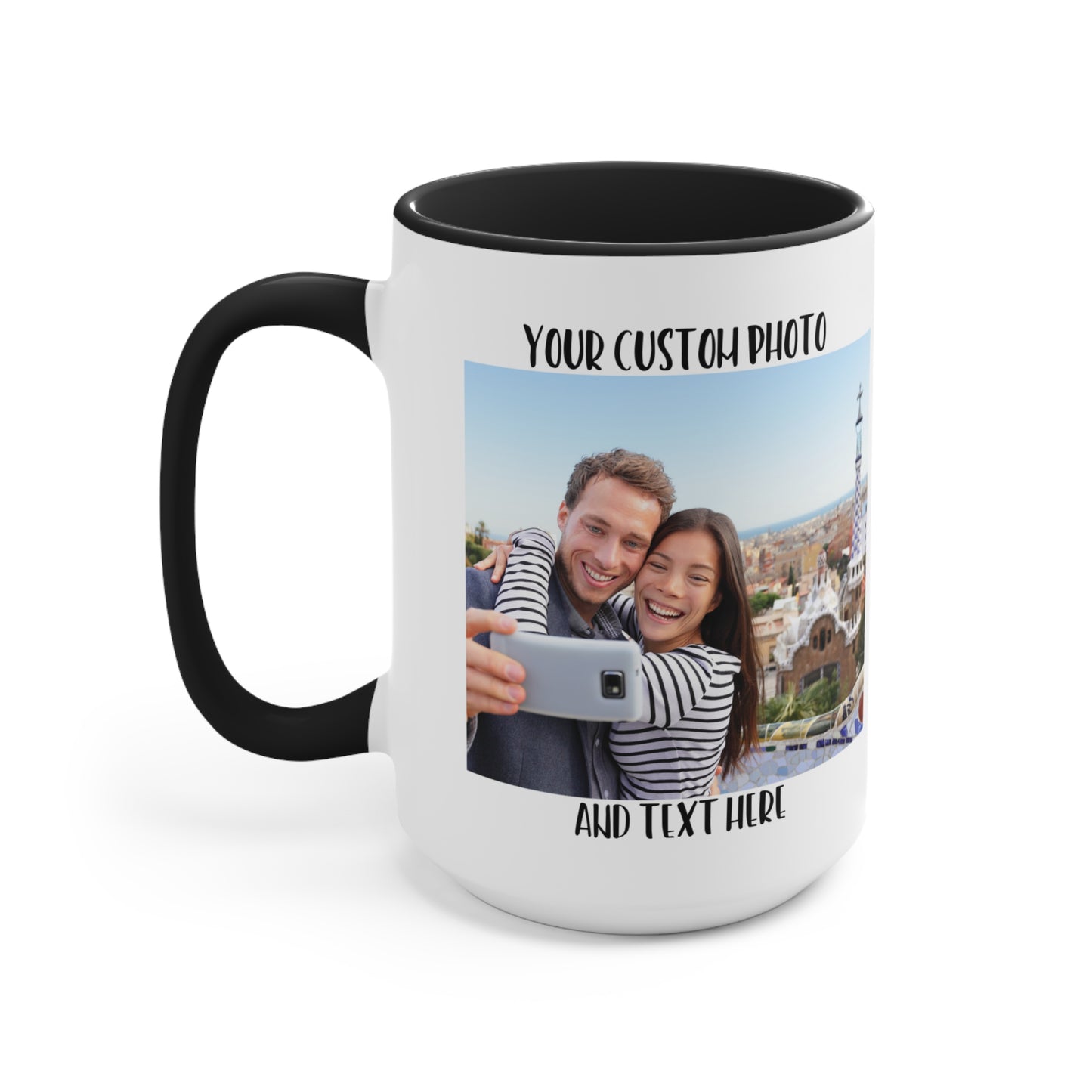 Customizable Logo-Text Mug , Photo Coffee Mug, Custom Mug Gift for Mom, Anniversary Gift for Her/Him, Christmas gift, Birthday Gift