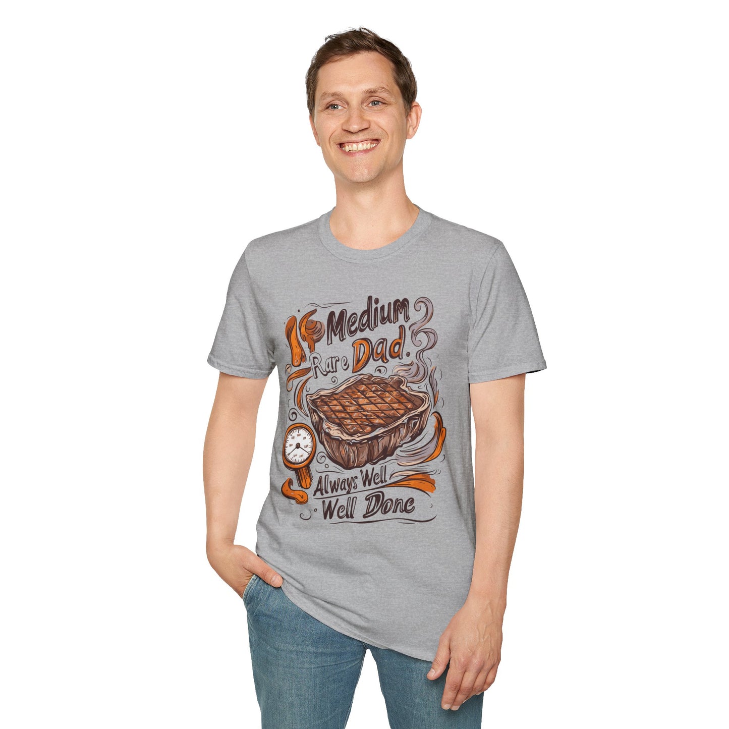 Medium Rare Dad T-Shirt, Dad BBQ shirt, BBQ Lover Shirt, Meat Lover shirt, Gifts for dad, Tailgating shirt, Gifts for him, BBQ party outfit