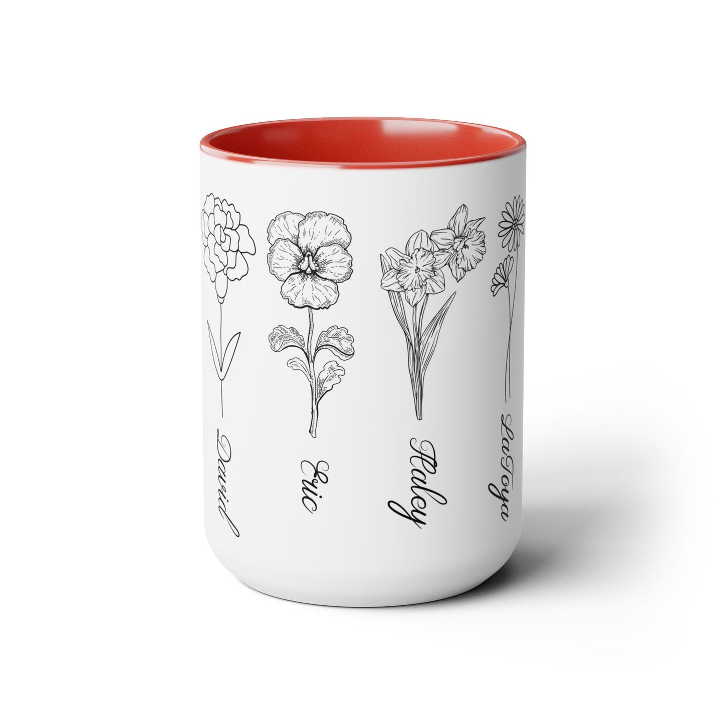 Custom Birth Month Mug, Birth Flower mug, Mother's Day Gift, Custom Mug, Mothers Day Mug, Birthday mug,