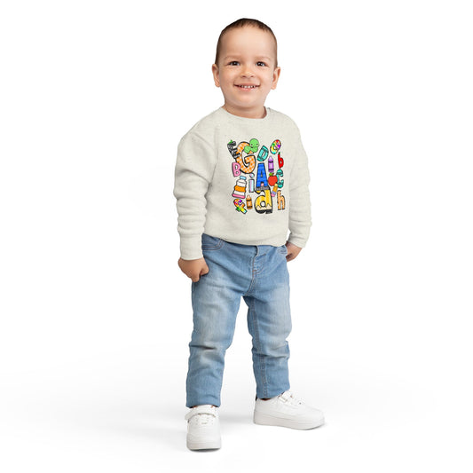 Alphabet Toddler Sweatshirt, Kindergarten Kids Shirt, School Shirt, Alphabet Kids Shirt, Toddler Preschool Fun Shirt toddler sweatshirt