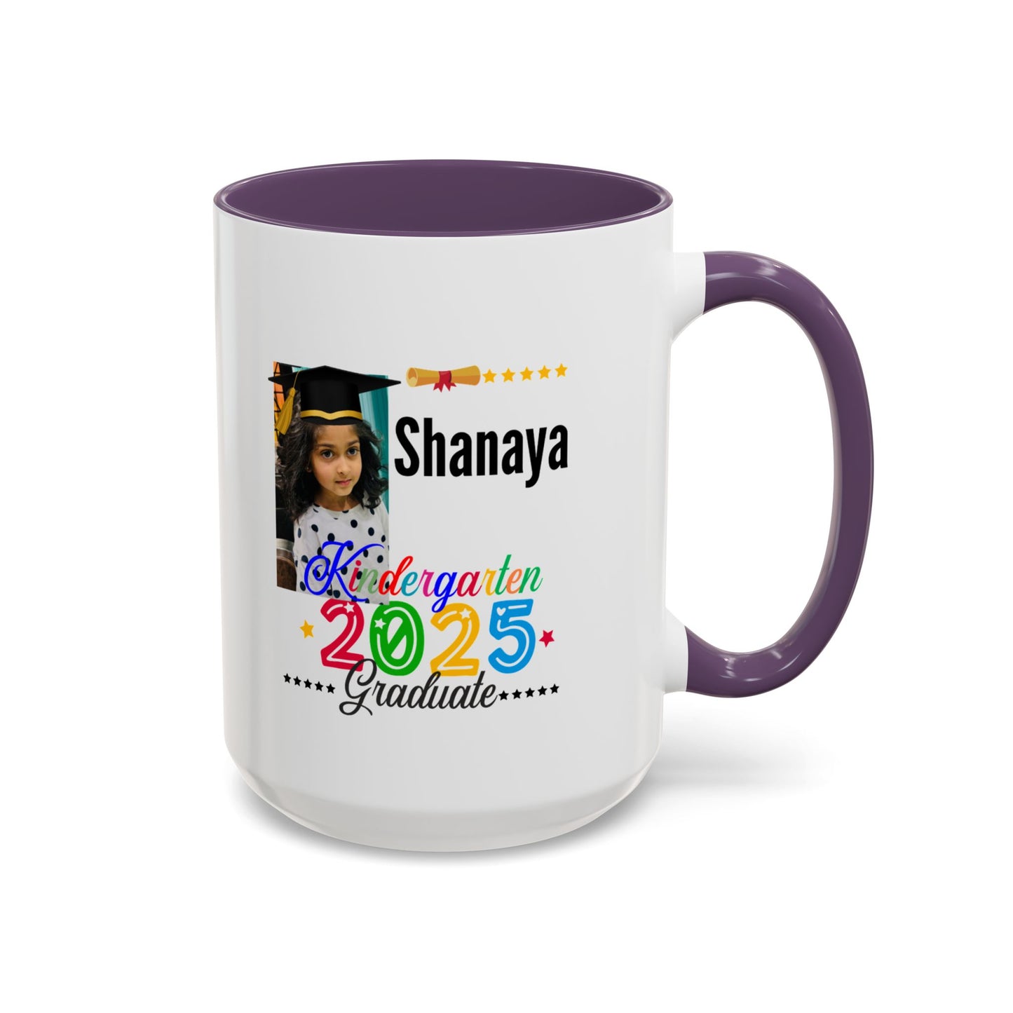 15 oz Personalized Kindergarten Graduate Coffee Mug - Celebrate 2025 with Custom Name!