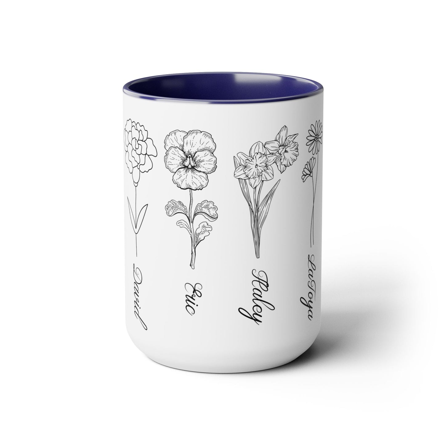 Custom Birth Month Mug, Birth Flower mug, Mother's Day Gift, Custom Mug, Mothers Day Mug, Birthday mug,