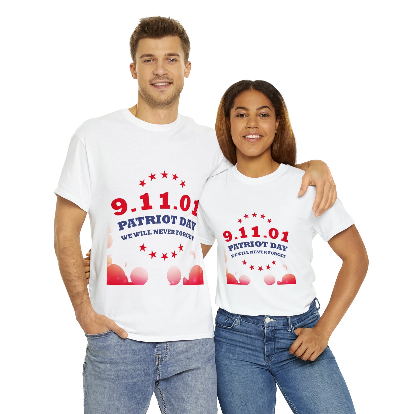 Unisex Heavy Cotton Tee- Patriot Day 9/11