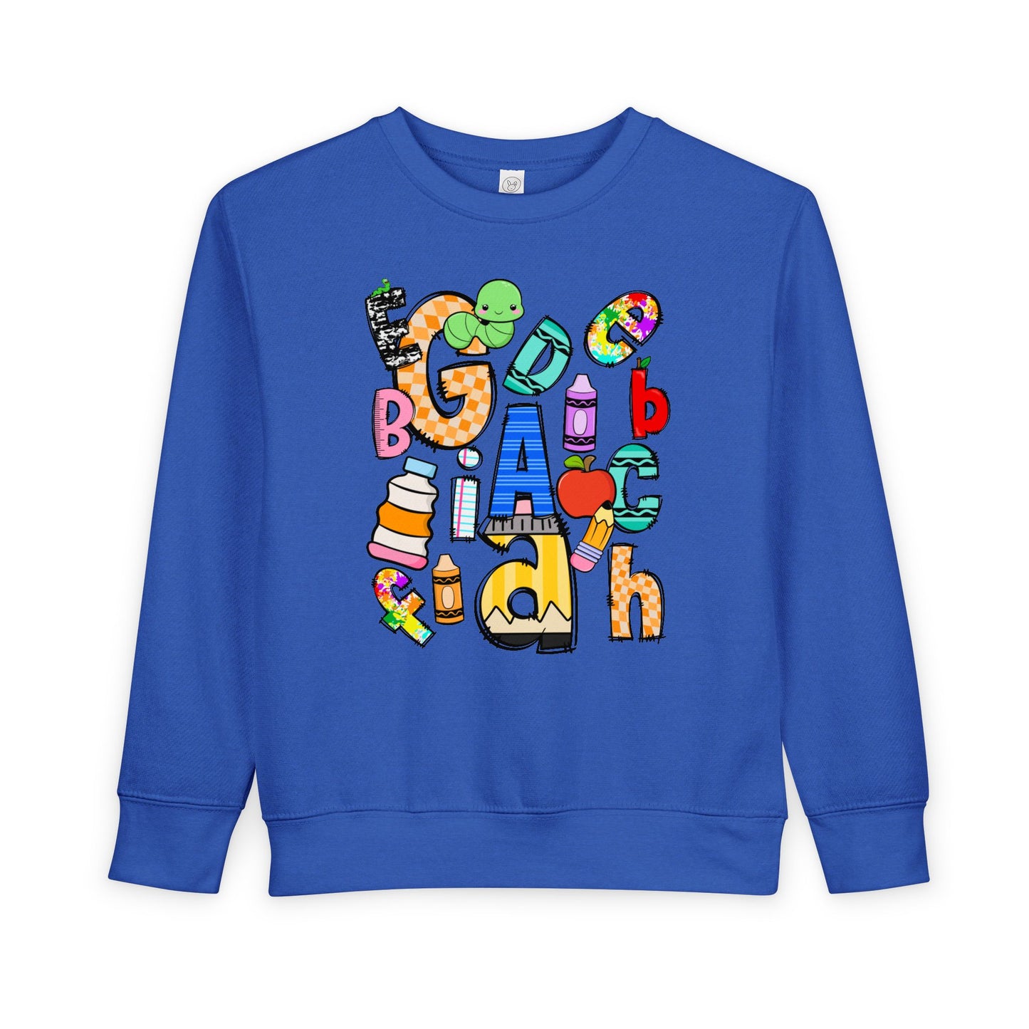 Alphabet Toddler Sweatshirt, Kindergarten Kids Shirt, School Shirt, Alphabet Kids Shirt, Toddler Preschool Fun Shirt toddler sweatshirt