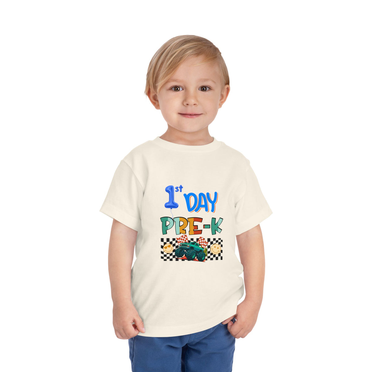 Custom Kids Back to School Tee, Alphabet Name Letter Shirt, First Day of Pre-K Tshirt, Kids Name School Shirt, Toddler 1st Day of School Tee Back-to-School Preschool Shirt-Bella Canva 3001T-Swiftpod