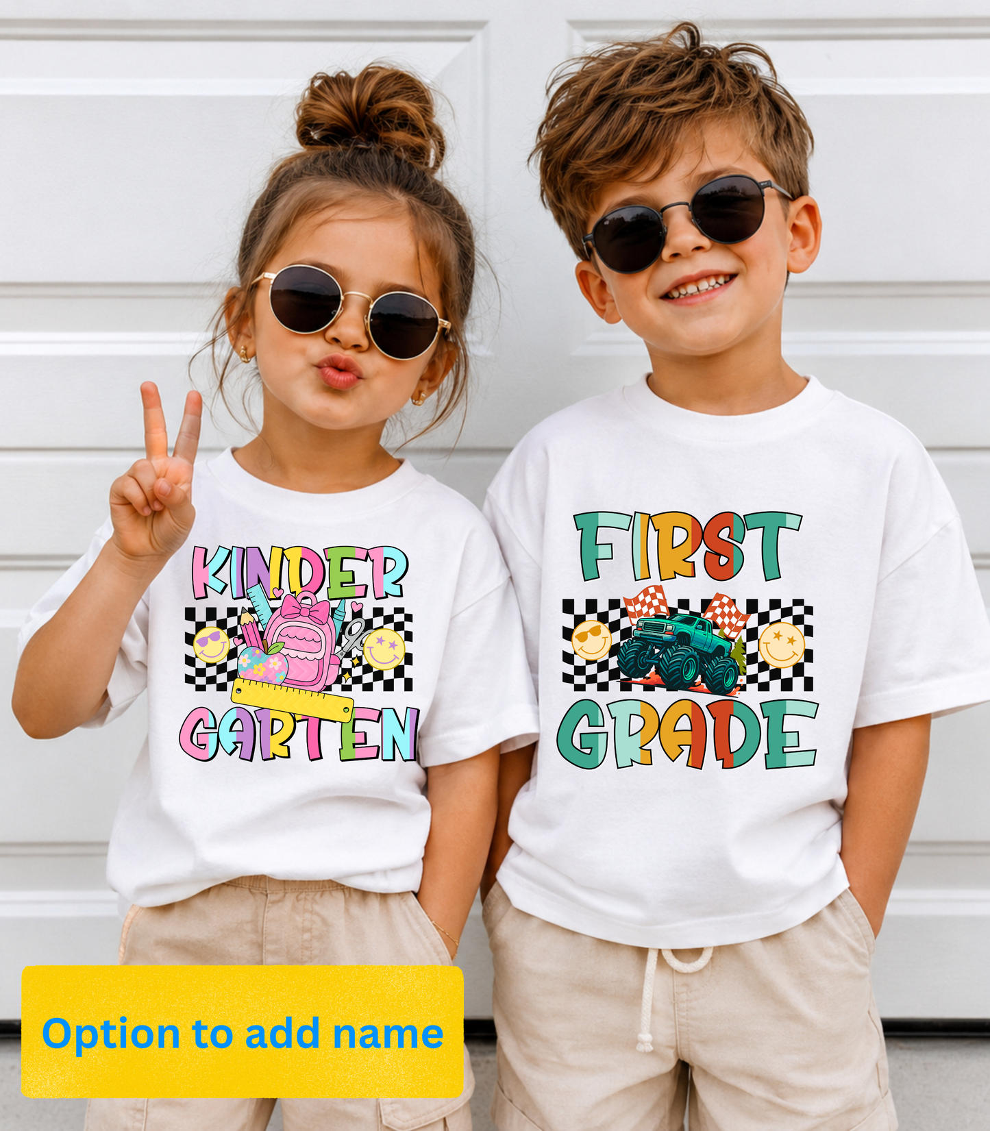 Custom Kids Back to School Tee, Alphabet Name Letter Shirt, First Day of Pre-K Tshirt, Kids Name School Shirt, Toddler 1st Day of School TeeYouth Bella Canvas 3001Y-Swiftpod
