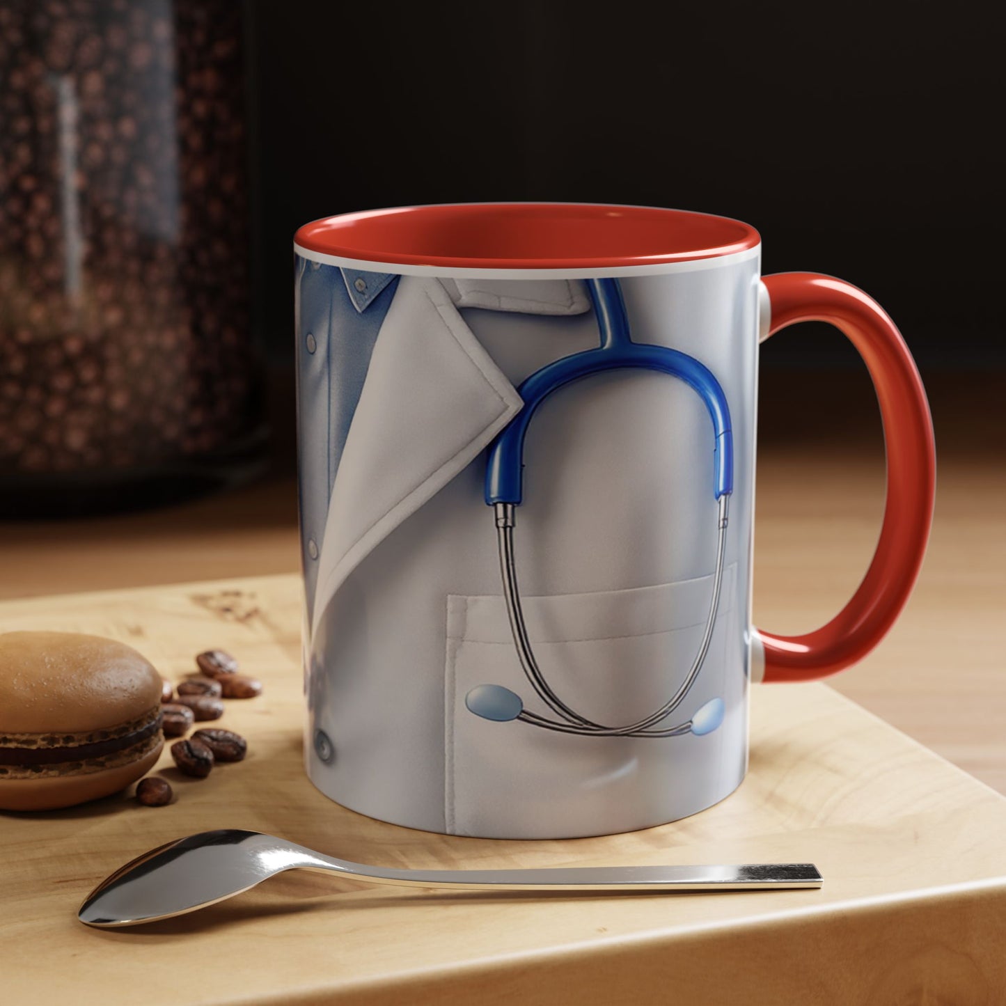 Personalized Medical Doctor Accent Coffee Mug | Father's Day Gift, Dad Mug, Coffee Lover Gift, Family Appreciation, Unique Drinking Cup