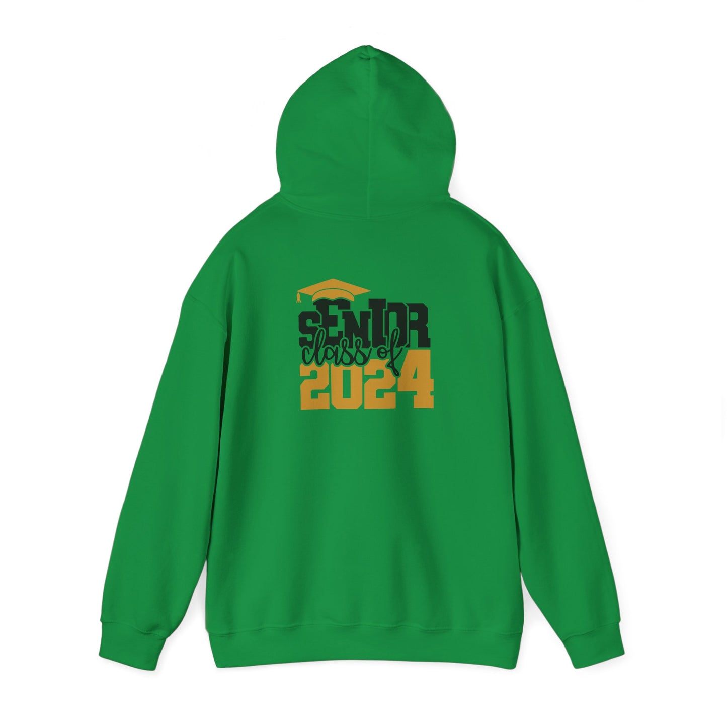 Personalized Senior Unisex Hooded Sweatshirt, Senior 2024 Sweatshirt, Customized Class of 2024 Hoodie, Custom Name Graduation Gift