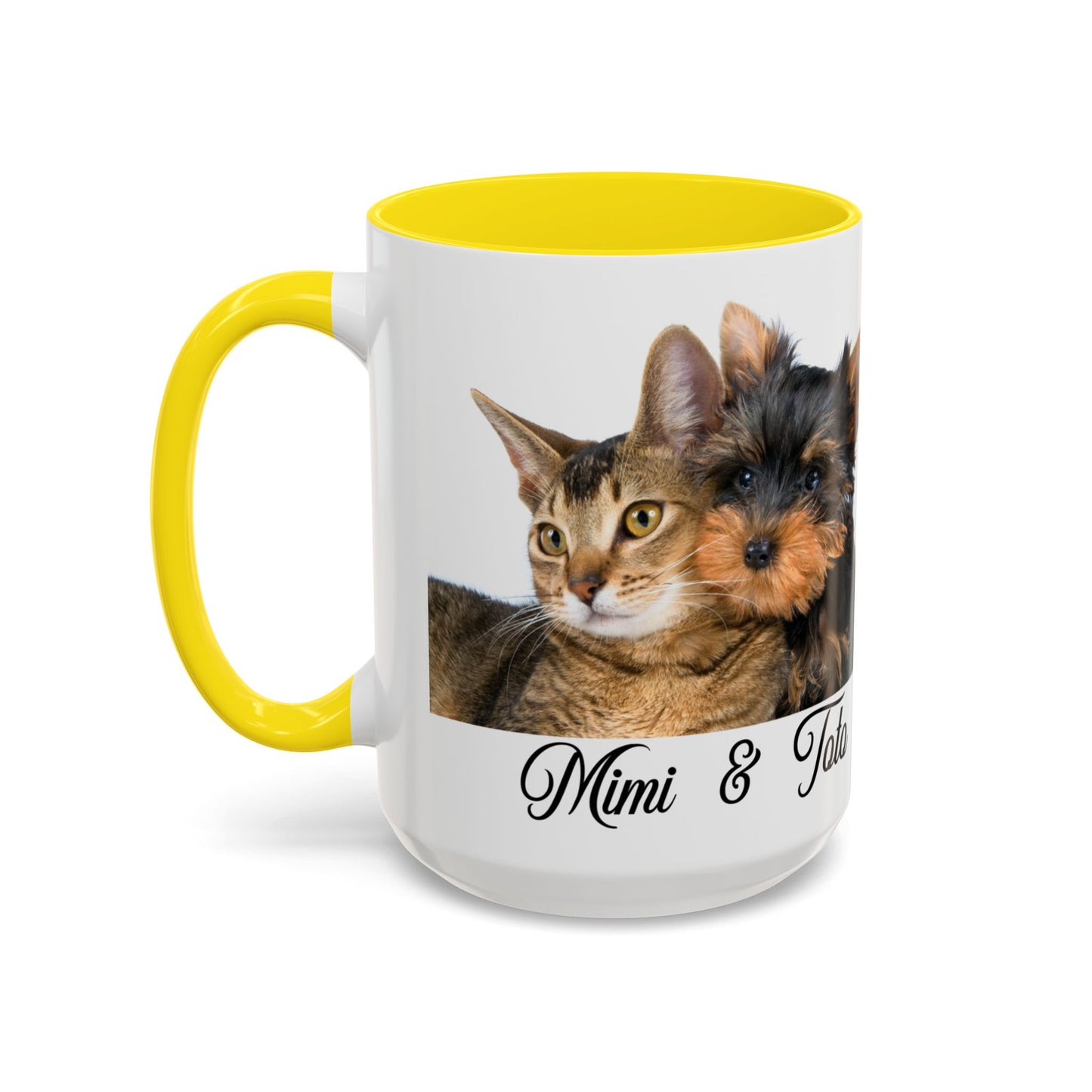 Custom Photo Mug with Text, Personalized Photo Coffee Mug, Double-Sided Print - 11oz & 15oz, Gift for Family, Friends
