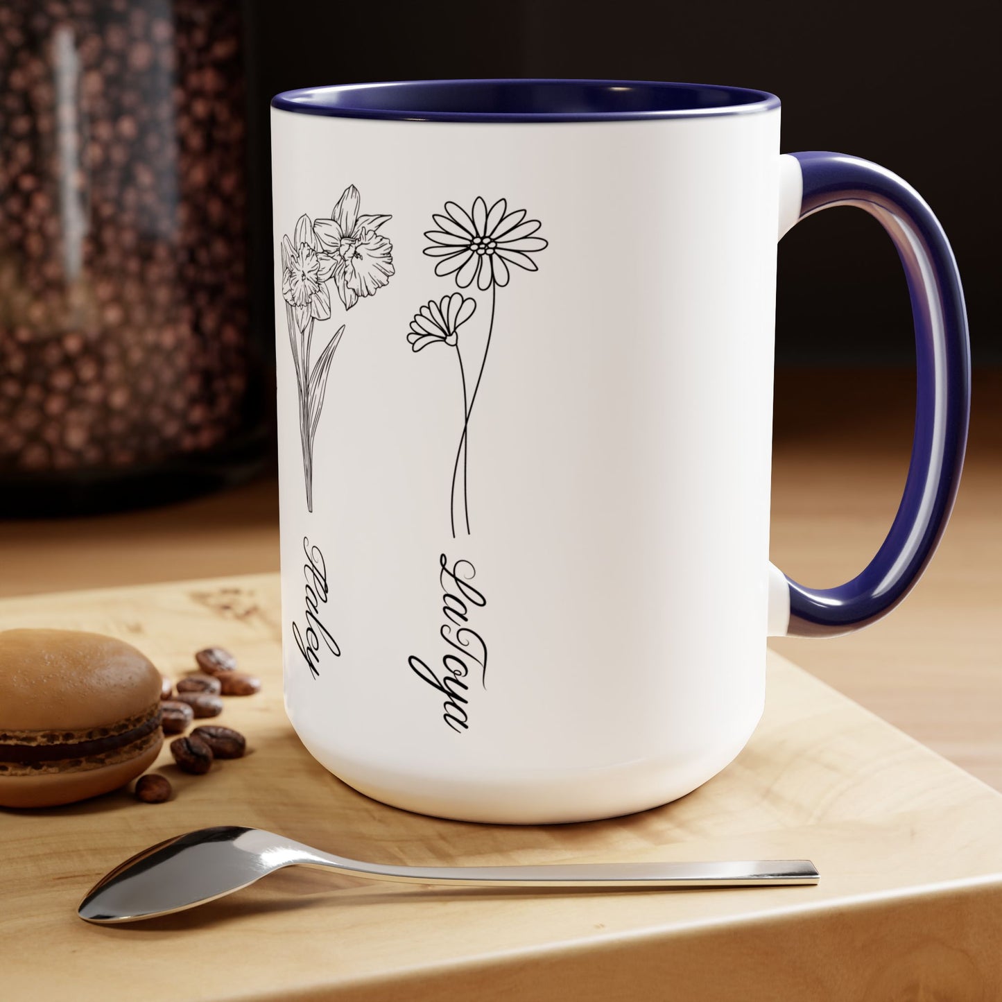 Custom Birth Month Mug, Birth Flower mug, Mother's Day Gift, Custom Mug, Mothers Day Mug, Birthday mug,