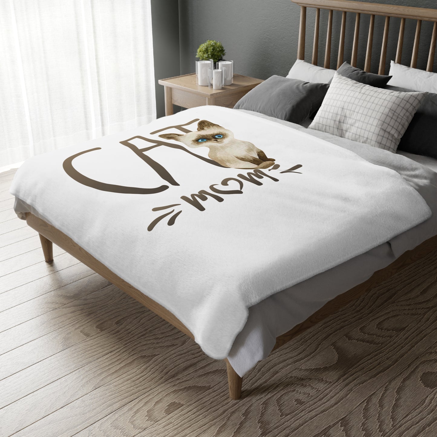 Velveteen Minky Blanket (Two-sided print)