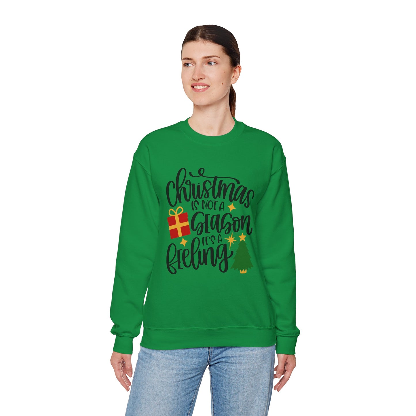 Unisex Heavy Blend Crewneck Sweatshirt, Funny T-shirt, Christmas Shirt, Christmas Slogan Shirts, Christmas Sweater, Santa Shirt