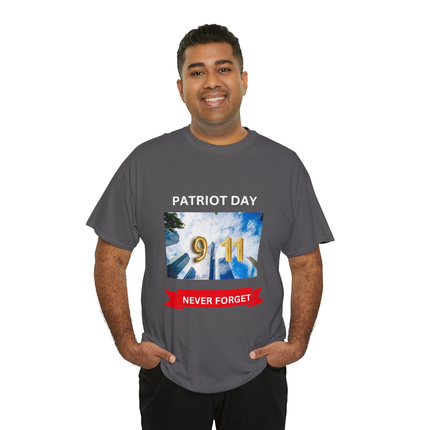 Unisex Heavy Cotton Tee- Patriot Day 9/11