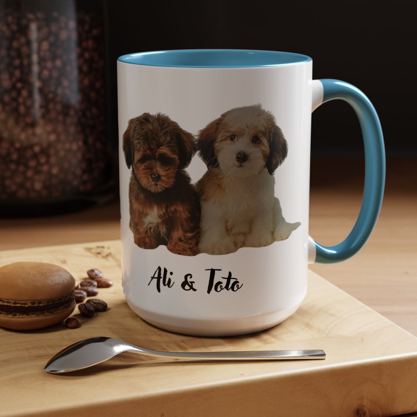 Custom Photo Mug with Text, Personalized Photo Coffee Mug, Double-Sided Print - 11oz & 15oz, Gift for Family, Friends