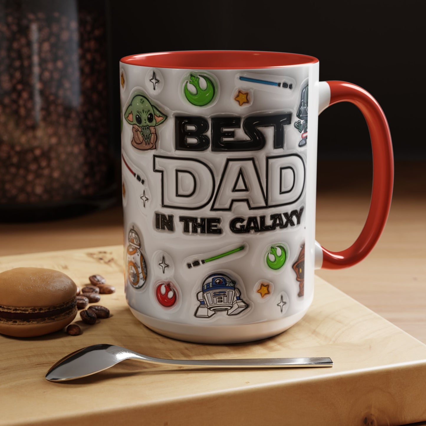 Best Dad in the Galaxy Coffee Mug | Father's Day Gift, Dad Mug, Coffee Lover Gift, Family Appreciation, Unique Drinking Cup