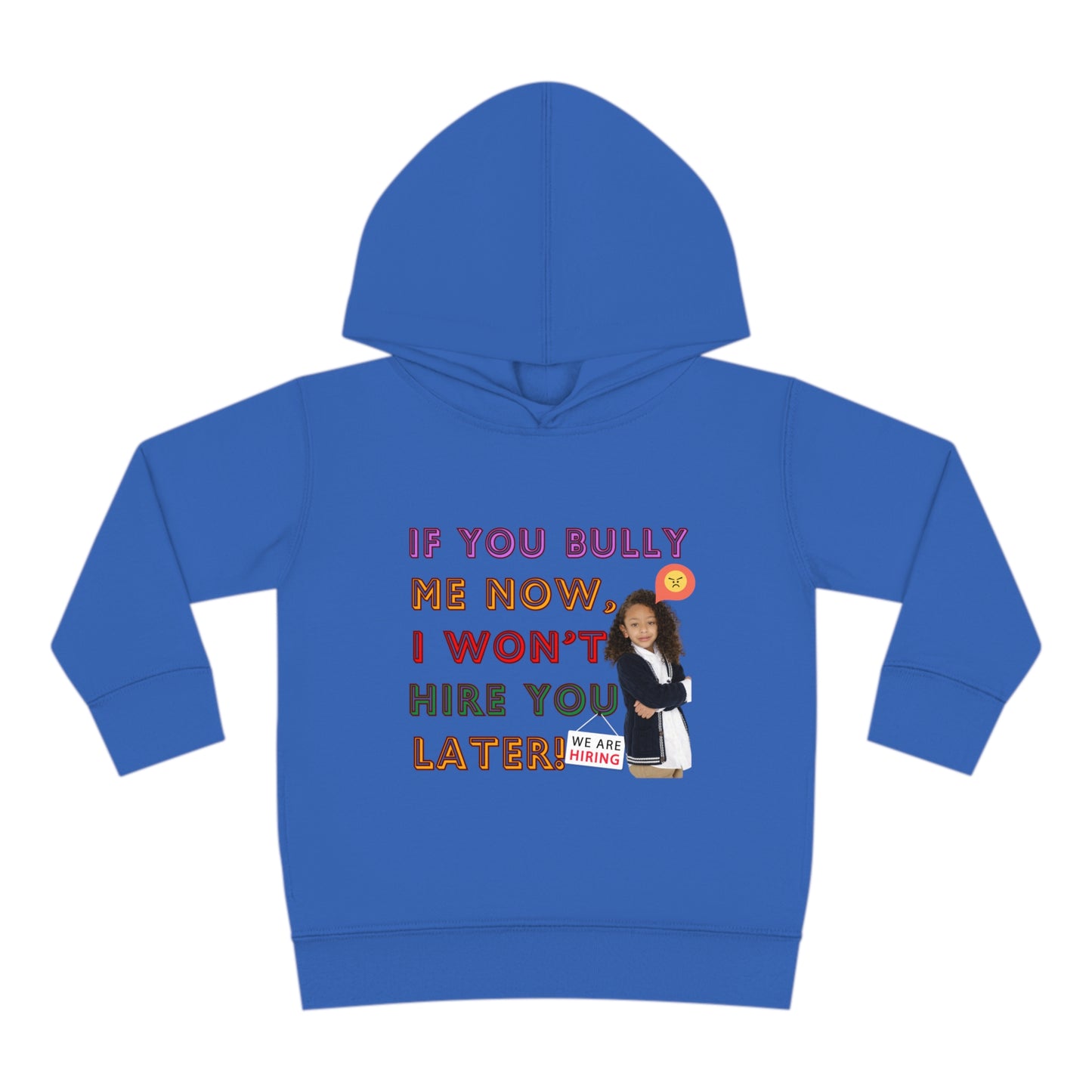 Toddler Fleece Hoodie - Anti-Bullying Message