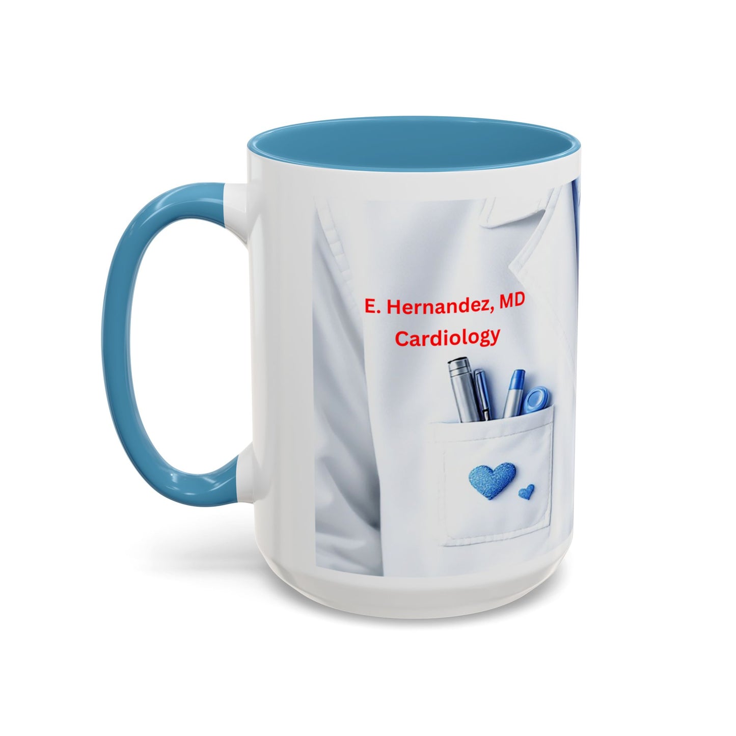 Personalized Medical Doctor Accent Coffee Mug | Father's Day Gift, Dad Mug, Coffee Lover Gift, Family Appreciation, Unique Drinking Cup