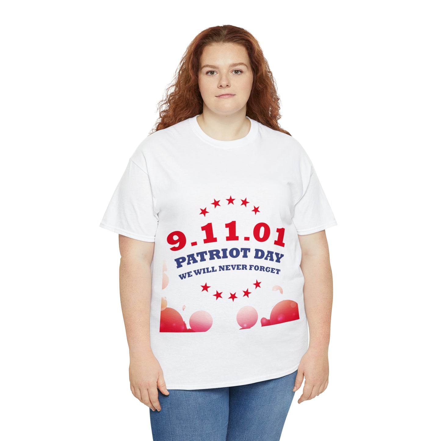 Unisex Heavy Cotton Tee- Patriot Day 9/11