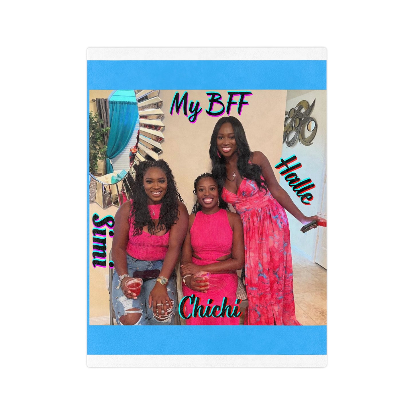 Custom Photo Blanket Collage, Personalized Picture Blanket, BFF gift, Birthday Anniversary