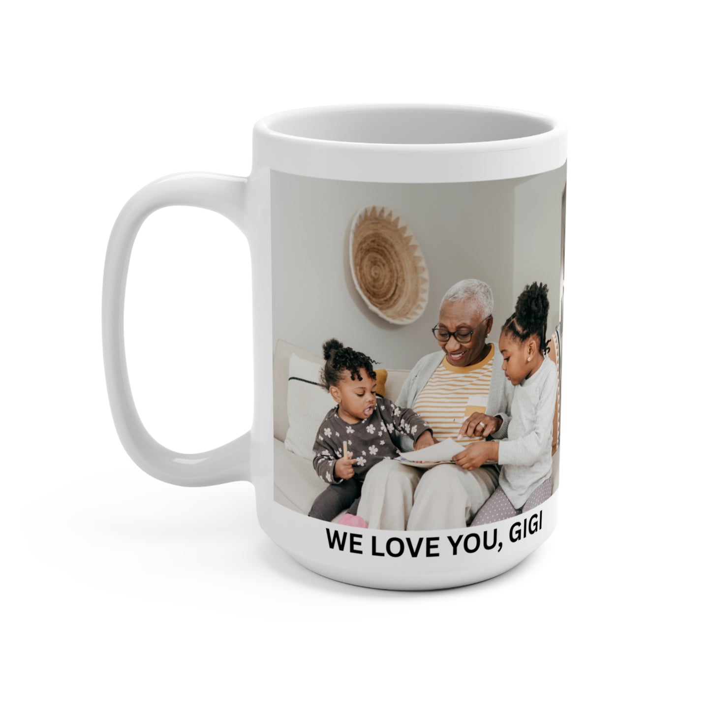 Personalized Photo Mug — 15oz Grandmother Gift, Birthday Gift, Custom Mug Gift for Mom, Anniversary Gift for Her/Him, Valentine's day gifts, Mug with Picture