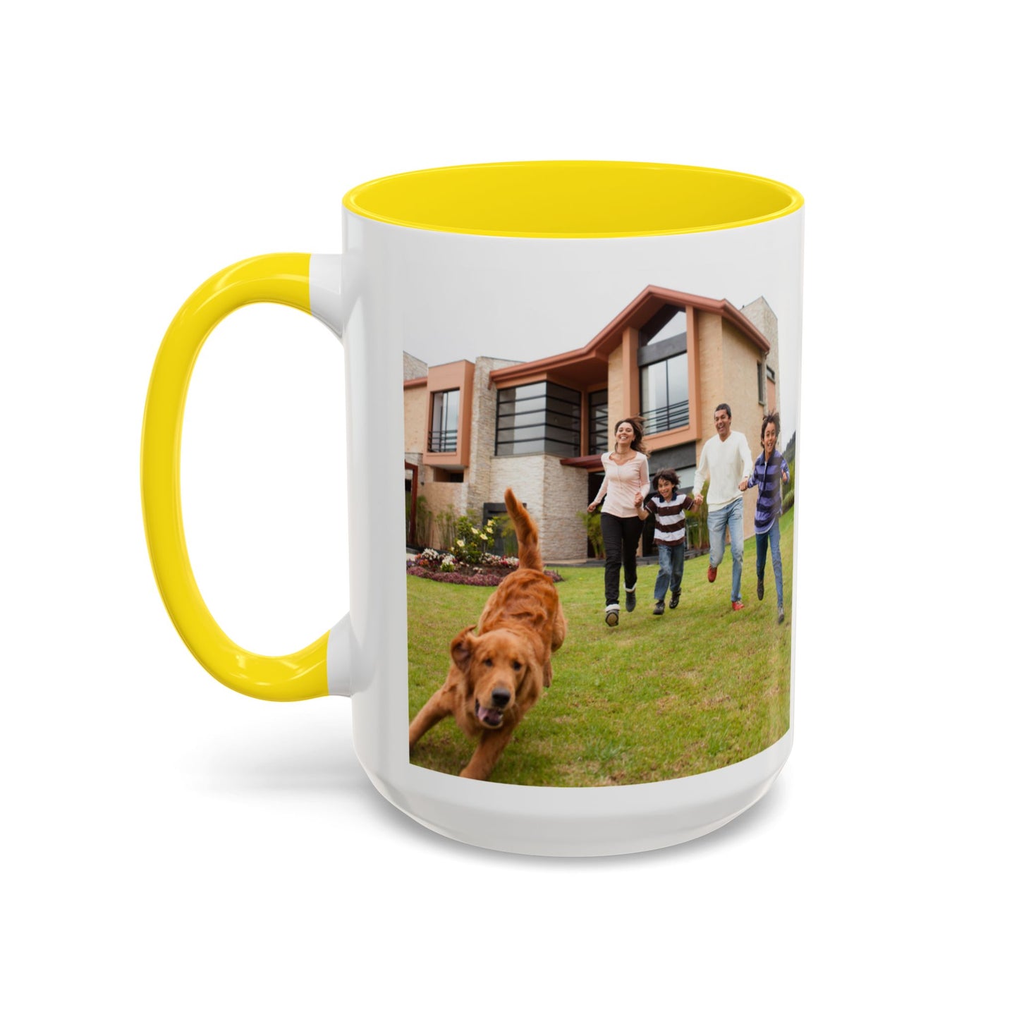 Custom Photo Mug with Text, Personalized Photo Coffee Mug, Double-Sided Print - 11oz & 15oz, Gift for Family, Friends